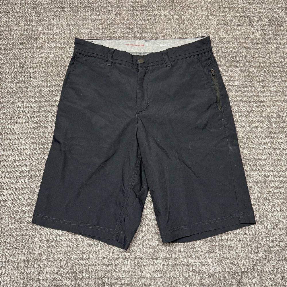 Nike Tiger Woods Collection Mens Golf Shorts Size 28 Black Flat‎ Front Athletic